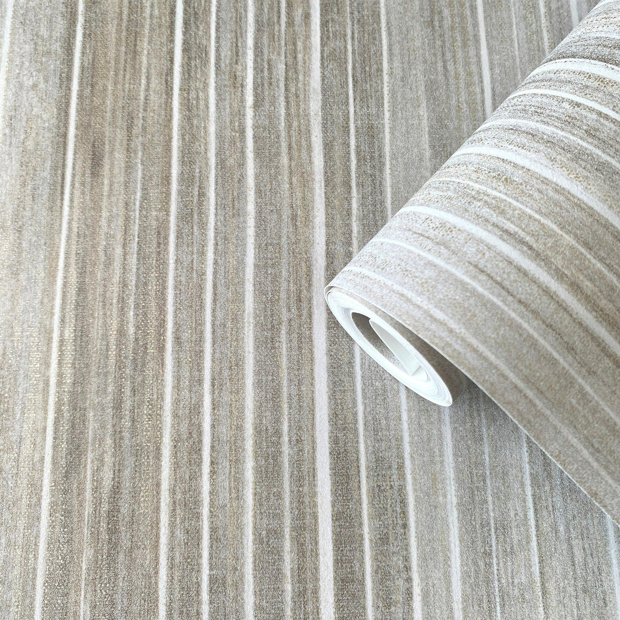 Galerie DWP0352-03 Elegance Vertical Stripe Silver Grey Wallpaper DWP0352-03 Silver Grey Wallpaper