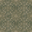 Galerie DWP0353-01 Floral Stripe Green Wallpaper
