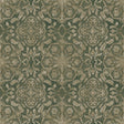 Galerie DWP0353-01 Elegance Floral Stripe Green Wallpaper DWP0353-01 Green Wallpaper