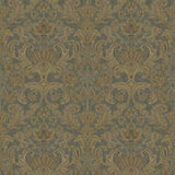 Galerie DWP0354-01 Elegance Damask Green Wallpaper DWP0354-01 Green Wallpaper