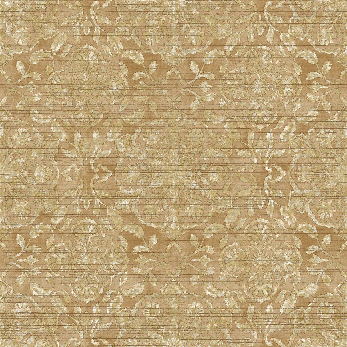 Galerie DWP0353-06 Elegance Floral Stripe Silver Grey Wallpaper DWP0353-06 Silver Grey Wallpaper