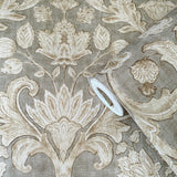 Galerie DWP0354-02 Elegance Damask Bronze Brown Wallpaper DWP0354-02 Bronze Brown Wallpaper
