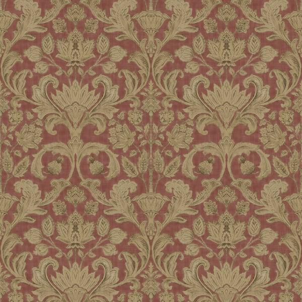 Galerie DWP0354-06 Damask Red Wallpaper