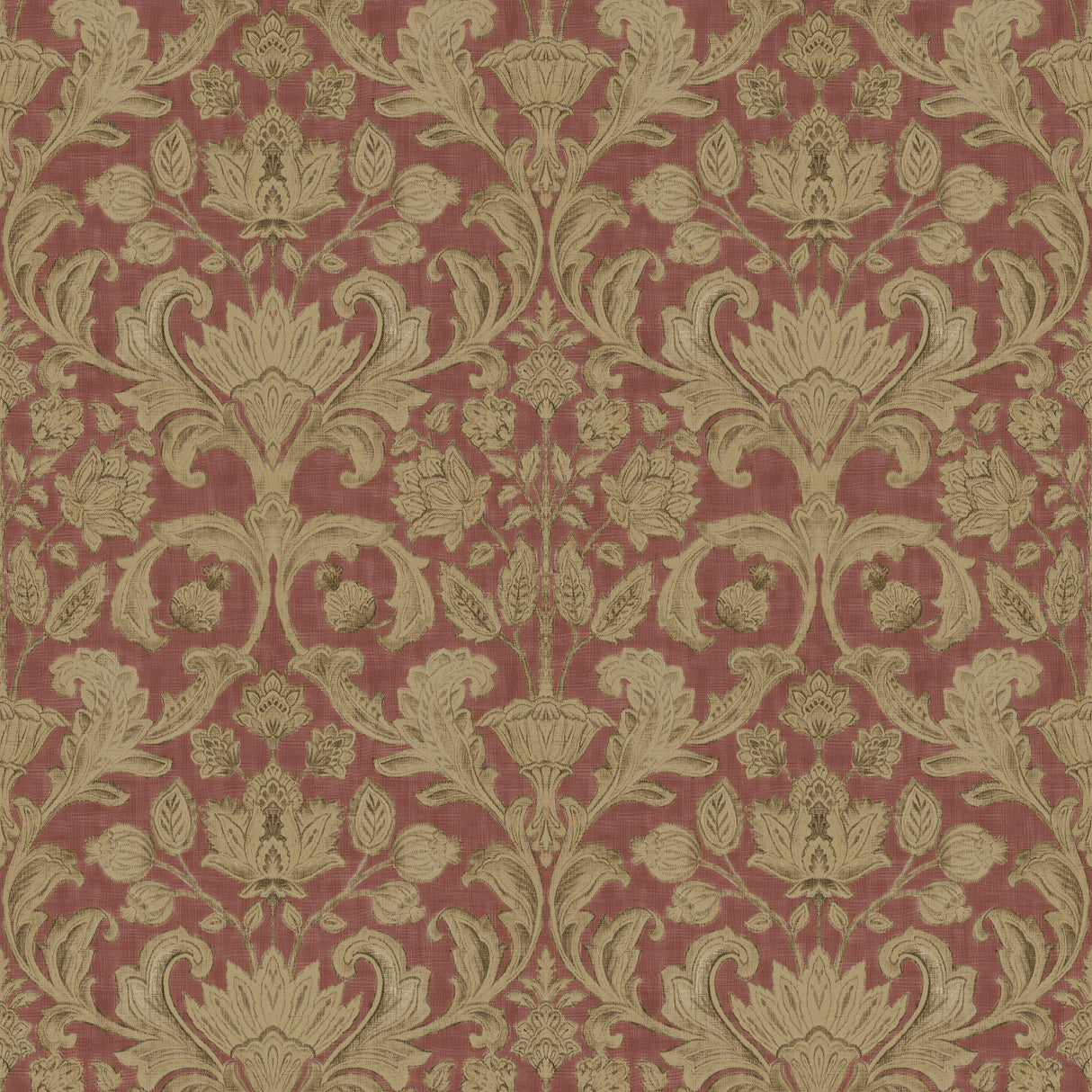 Galerie DWP0354-06 Elegance Damask Red Wallpaper DWP0354-06 Red Wallpaper