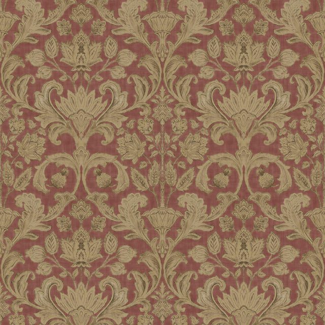 Galerie DWP0354-06 Elegance Damask Red Wallpaper DWP0354-06 Red Wallpaper