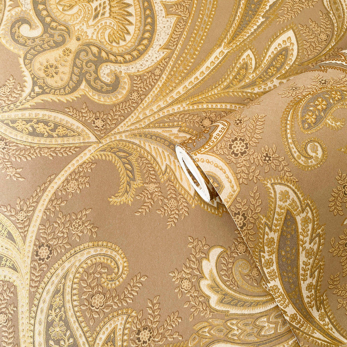 Galerie DWP0355-06 Elegance Paisley Bronze Brown Wallpaper DWP0355-06 Bronze Brown Wallpaper