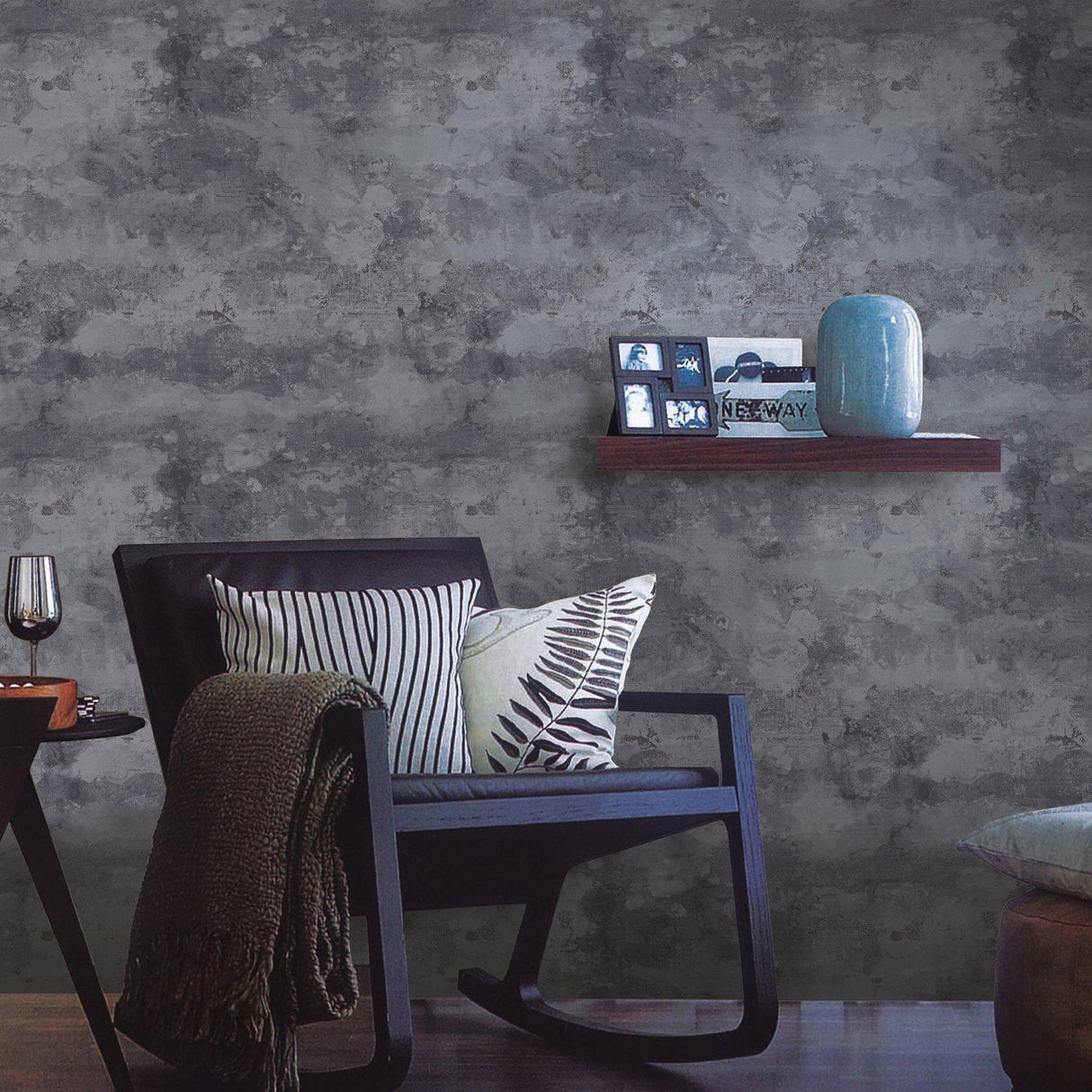 Galerie DWP0356-05 Elegance Perfect Storm Blue Wallpaper DWP0356-05 Blue Wallpaper