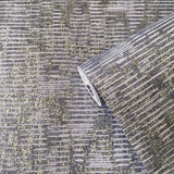 Galerie DWP0357-06 Elegance Stripy Shimmer Blue Wallpaper DWP0357-06 Blue Wallpaper