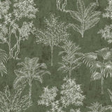 Galerie DWP0361-01 Floating Foliage Green Wallpaper