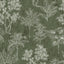 Galerie DWP0361-01 Zen Floating Foliage Green Wallpaper DWP0361-01 Green Wallpaper