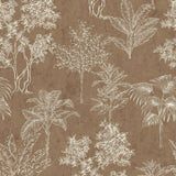 Galerie DWP0361-02 Zen Floating Foliage Beige Wallpaper DWP0361-02 Beige Wallpaper