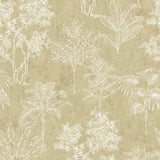 Galerie DWP0361-03 Floating Foliage Bronze Brown Wallpaper