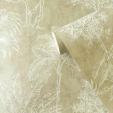 Galerie DWP0361-03 Zen Floating Foliage Bronze Brown Wallpaper DWP0361-03 Bronze Brown Wallpaper