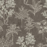 Galerie DWP0361-05 Floating Foliage Silver Grey Wallpaper