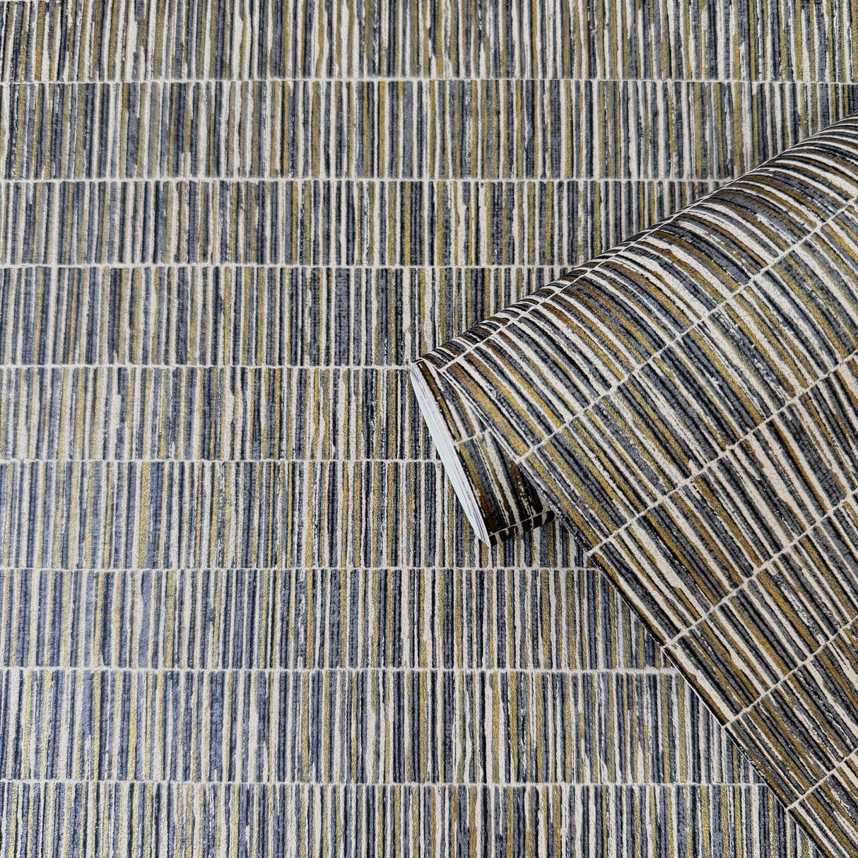 Galerie DWP0362-05 Zen Bamboo Screen Silver Grey Wallpaper DWP0362-05 Silver Grey Wallpaper
