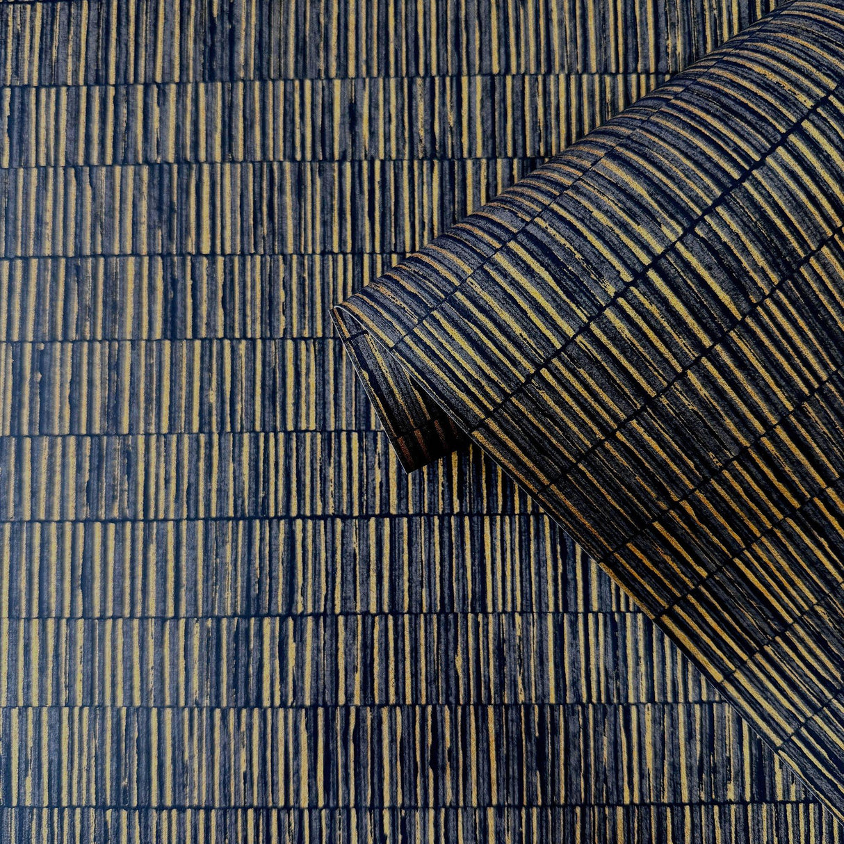 Galerie DWP0362-09 Zen Bamboo Screen Blue Wallpaper DWP0362-09 Blue Wallpaper