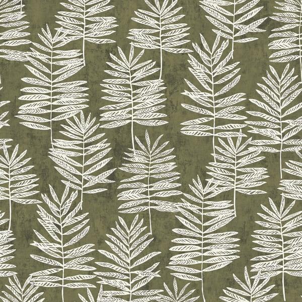 Galerie DWP0365-01 Tumbling Leaf Green Wallpaper