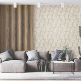 Galerie DWP0365-05 Zen Tumbling Leaf Silver Grey Wallpaper DWP0365-05 Silver Grey Wallpaper