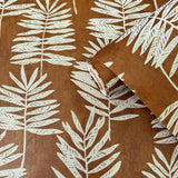 Galerie DWP0365-06 Zen Tumbling Leaf Orange Wallpaper DWP0365-06 Orange Wallpaper