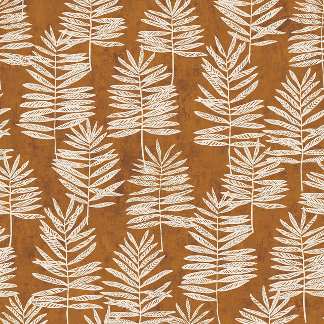 Galerie DWP0365-06 Zen Tumbling Leaf Orange Wallpaper DWP0365-06 Orange Wallpaper