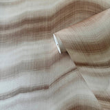 Galerie DWP0367-02 Zen Cloudy Stripe Bronze Brown Wallpaper DWP0367-02 Bronze Brown Wallpaper