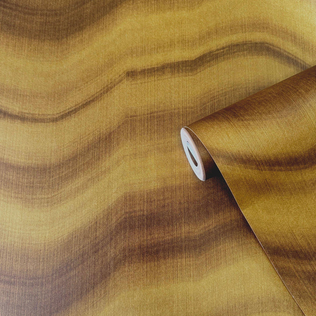 Galerie DWP0367-03 Zen Cloudy Stripe Gold Wallpaper DWP0367-03 Gold Wallpaper