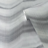 Galerie DWP0367-04 Zen Cloudy Stripe Silver Grey Wallpaper DWP0367-04 Silver Grey Wallpaper