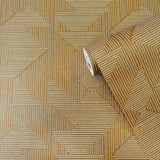 Galerie DWP0368-02 Zen Cleopatra Yellow Wallpaper DWP0368-02 Yellow Wallpaper