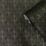 Galerie F-AF7006 Boutique Fan Green Wallpaper F-AF7006 Green Wallpaper