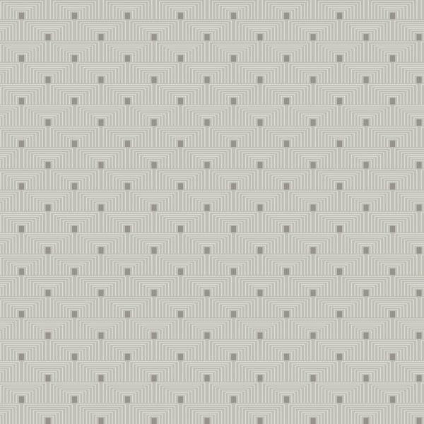Galerie F-PL3002 Geo Key Silver Grey Wallpaper