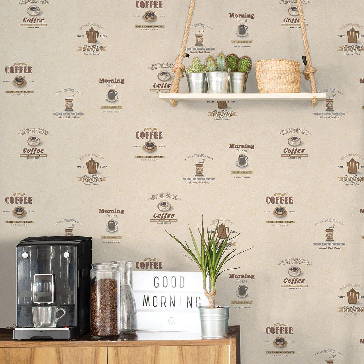 Galerie G12241 Kitchen Recipes Novelty Beige Wallpaper G12241 Beige Wallpaper