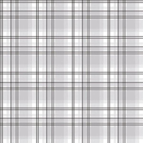 Galerie G12275 Check Plaid Silver Grey Wallpaper