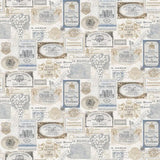 Galerie G12283 Novelty Blue Wallpaper