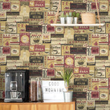 Galerie G12297 Kitchen Recipes Novelty Red Wallpaper G12297 Red Wallpaper