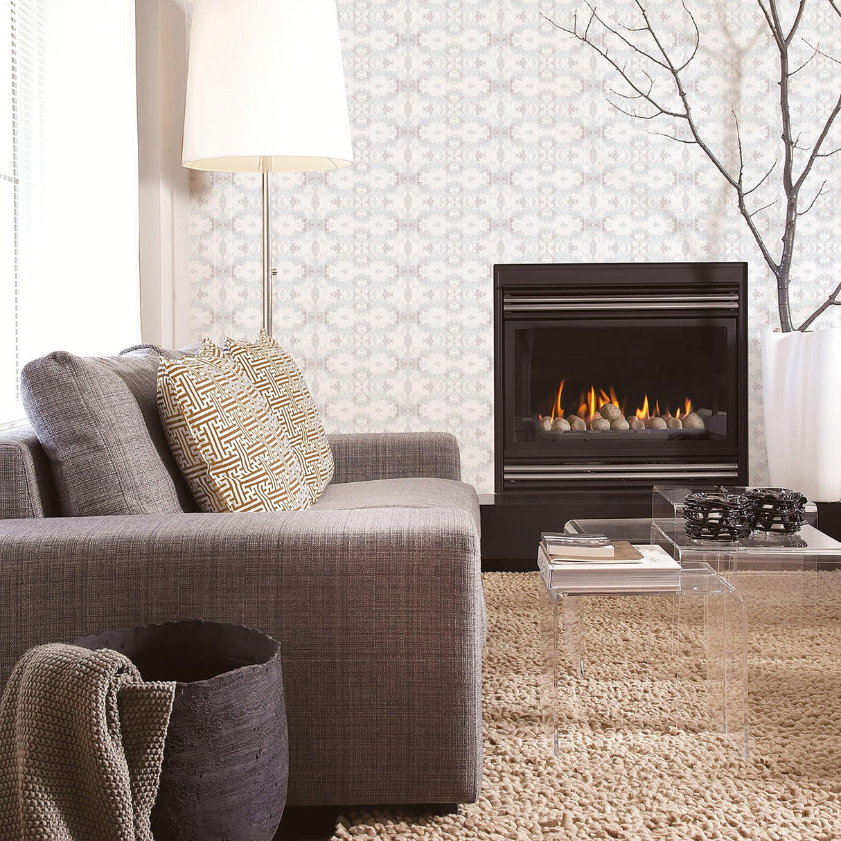 Galerie G56290 Nordic Elements Geometric Green Wallpaper G56290 Green Wallpaper
