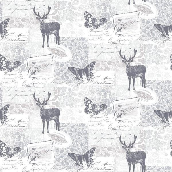 Galerie G56296 Motif Silver Grey Wallpaper