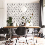 Galerie G56296 Nordic Elements Motif Silver Grey Wallpaper G56296 Silver Grey Wallpaper