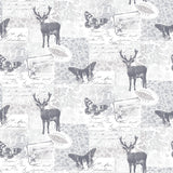 Galerie G56296 Nordic Elements Motif Silver Grey Wallpaper G56296 Silver Grey Wallpaper