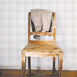 Galerie G56305 Nordic Elements Check Plaid Cream Wallpaper G56305 Cream Wallpaper