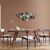 Galerie G67691 Special FX 2 Metallic Crackle Texture Orange Wallpaper G67691 Orange Wallpaper