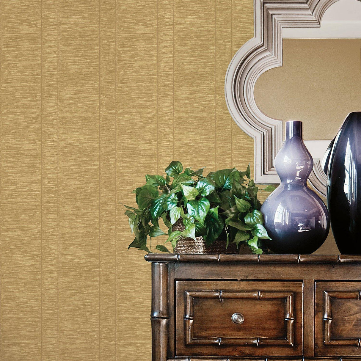 Galerie G67641 Palazzo Stripe Gold Wallpaper G67641 Gold Wallpaper