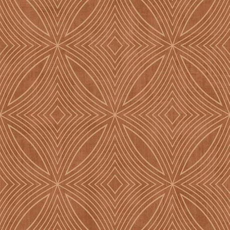 Galerie G67724 Metallic Spiral Orange Wallpaper