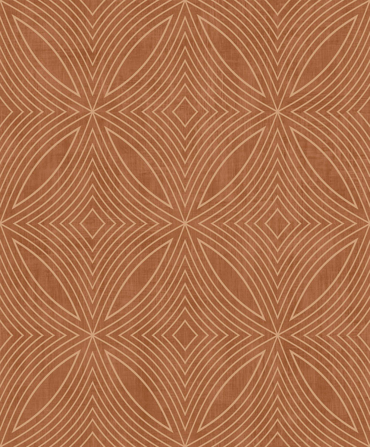 Galerie G67724 Special FX Metallic Spiral Orange Wallpaper G67724 Orange Wallpaper