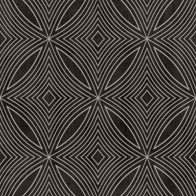 Galerie G67732 Special FX 2 Metallic Spiral Black Wallpaper G67732 Black Wallpaper