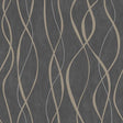 Galerie G67737 Glitter Ribbons Bronze Brown Wallpaper