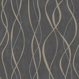 Galerie G67737 Special FX 2 Glitter Ribbons Bronze Brown Wallpaper G67737 Bronze Brown Wallpaper