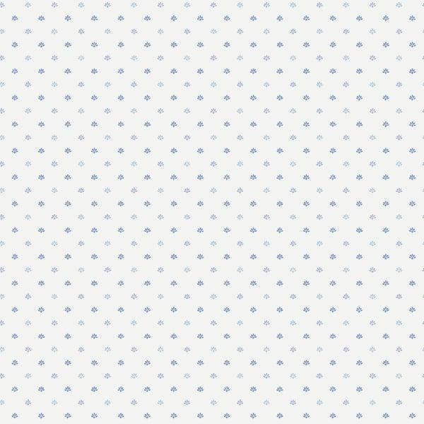 Galerie G67898 Mini Fan Motif Blue Wallpaper