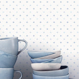Galerie G67898 Miniatures 2 Mini Fan Motif Blue Wallpaper G67898 Blue Wallpaper