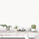 Galerie G67901 Miniatures 2 Mini Fan Motif Purple Lilac Wallpaper G67901 Purple Lilac Wallpaper