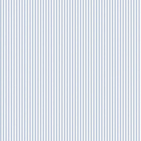 Galerie G67927 Ticking Stripe Blue Wallpaper